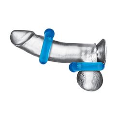 Комплект из двух колец для пениса 2-Pack Ultra-Stretch Stamina Endurance Ring - 