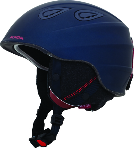 Картинка шлем горнолыжный Alpina Grap 2.0 Le nightblue-bordeaux matt - 1