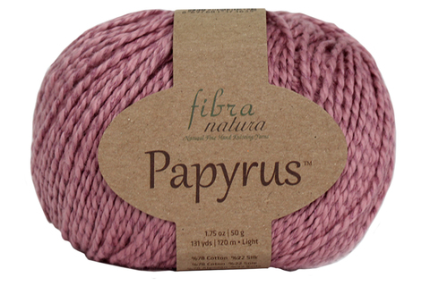 Пряжа Fibra Natura Papyrus 229-08 сухая роза