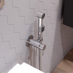 Cмеситель монтируемый в стену, с гиг.душем и крючком, RedBlu by Damixa - 211000000