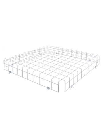 Решетка защитная для светильников (сварная) 660х660х100 мм TDM