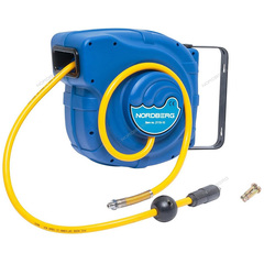 NORDBERG (2115-10) Шланг на самоскручивающейся катушке, 14 м