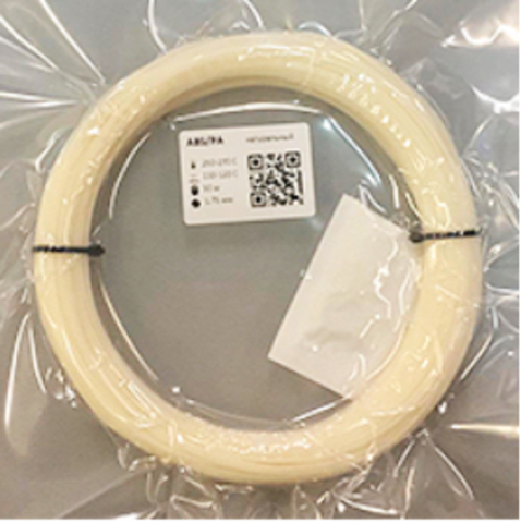 Пластик для 3D-принтера Filamentarno ABS/PA натуральный (50 м)