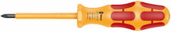 Крестовая изолированная отвертка Kraftform VDE 1065 I PZ 1x80 мм 05051611001
