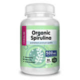 Спирулина, Organic Spirulind, Chikalab, 90 таблеток 1