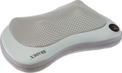 Массажная подушка с подогревом и разминающим массажем Шиацу, серая Bradex