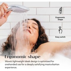 Насадка для душа Womanizer Wave серебристая