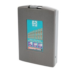 Набор сверл по металлу 1-13мм 25шт DIN338 HSSE-Co5 135° (пл. кейс) H-Tools 215215ROHT