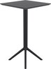 Стол пластиковый барный складной Siesta Contract Sky Folding Bar Table 60, черный