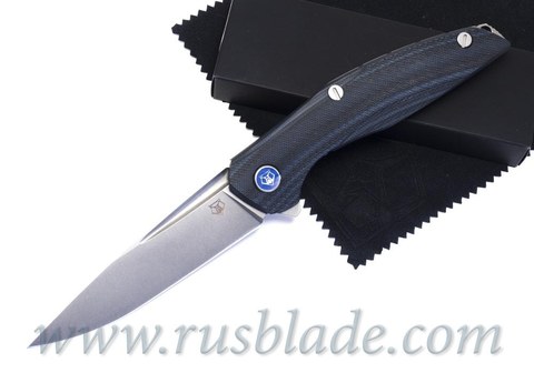 Shirogorov 111 M390 G10 black blue 3D MRBS 