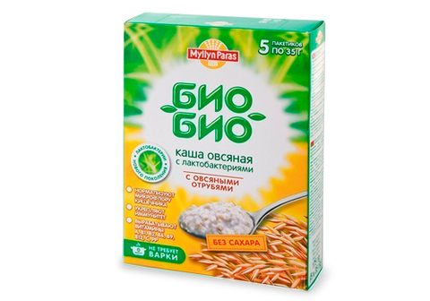 Овсяная каша Myllyn Paras "Био-Био" с овсяными отрубями, 175г