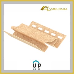 Внутренний угол Юпласт КИРПИЧ Песочный 3,05мм