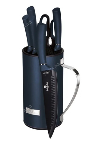 Набор ножей на подставке из 7 предметов BH-2581 Aquamarine Metallic Line - купить