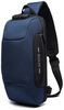 Картинка рюкзак однолямочный Ozuko 9223 Blue - 1