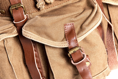 Винтажный Рюкзак из ткани Virginland 96 khaki