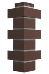 Угол наружный для фасадных панелей Флемиш, Коричневый