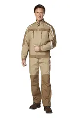 Костюм "Финикс" бежевый/т. бежевый (р. 48-50/182-188)