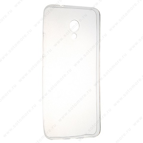 Накладка силиконовая ультра-тонкая для Meizu M5s прозрачная