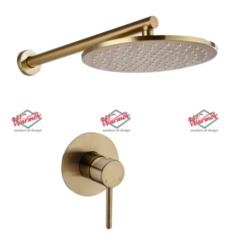 Комплект для душа Warmer Bronze Line 400300-10D