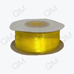 Лента атласная 3 мм 90 ярд (желтый) №143