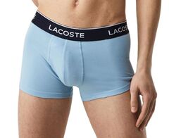 Боксерки Lacoste Casual Cotton Stretch Boxer 3P - blue/china gray