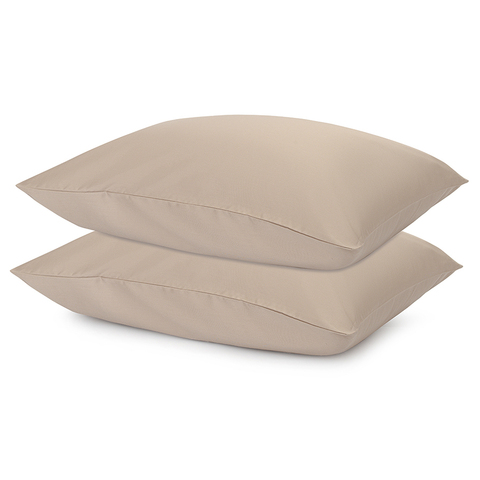 Наволочки 2шт 50х70 Tkano Essential светло-коричневые