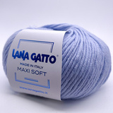 Пряжа Lana Gatto Maxi Soft 12260 нежно-голубой