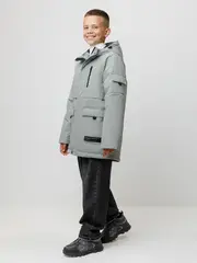 куртка  для мальчика  ВК 36105/1 ГР (128-158)