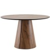 Стол круглый Стивенсон D120 столешница HPL дуб вотан