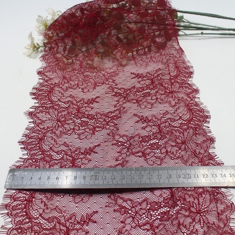Кружево реснички бордо (23* см)