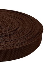 Лента окантовочная (стропа) 7,5 гр/м, ш. 22 мм, коричневый