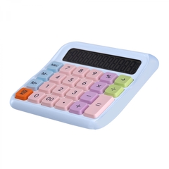 
          Калькулятор Alingar 12 разрядов, 138*135*15 мм, двойное питание, голубой, ААА батарея не комплекте