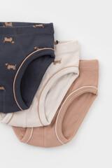 трусы/ уп  для мальчика  К 1928-3уп/песок,бежевый,тем.серый,таксы