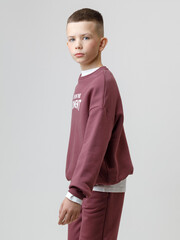 джемпер  для мальчика  КР 302802/коричневый 1614 к634