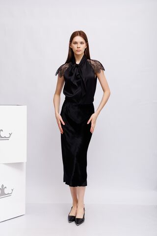 Dorothee Schumacher Юбка из струящегоя бархата, скроенная по косой