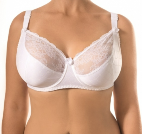 Lisse Бюстгальтер M-007/1 белый 85F (мягкая чашка)