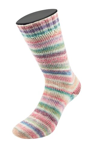 Lana Grossa Cool Wool Print 4 Socks 7769