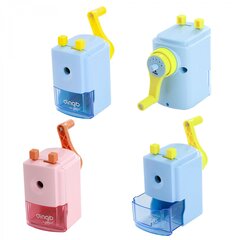 Точилка механическая Alingar, "Офис-vip", 1 отверстие, пластиковый корпус, регулятор толщ. карандаша, цвета ассорти, инд. упаковка, 70*140*145 мм