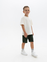 220007C-03 Футболка для мальчика, Белый