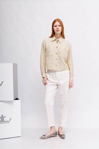 LUISA CERANO Жакет - рубашка из твида