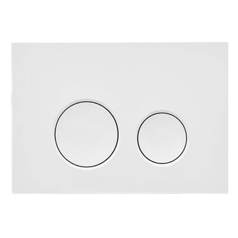 TECE S240110 TECEspring LT Панель смыва из пластика для унитазов c двумя режимами смыва, цвет белый глянцевый