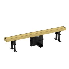 Allen Brau 9.50017.GB 9.50017.GB PRIORITY Линейный трап с двухсторонней вставкой 750мм, золото браш (347397) фото