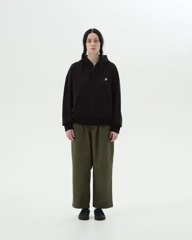 Худи Postaments Zip P Logo LW черное