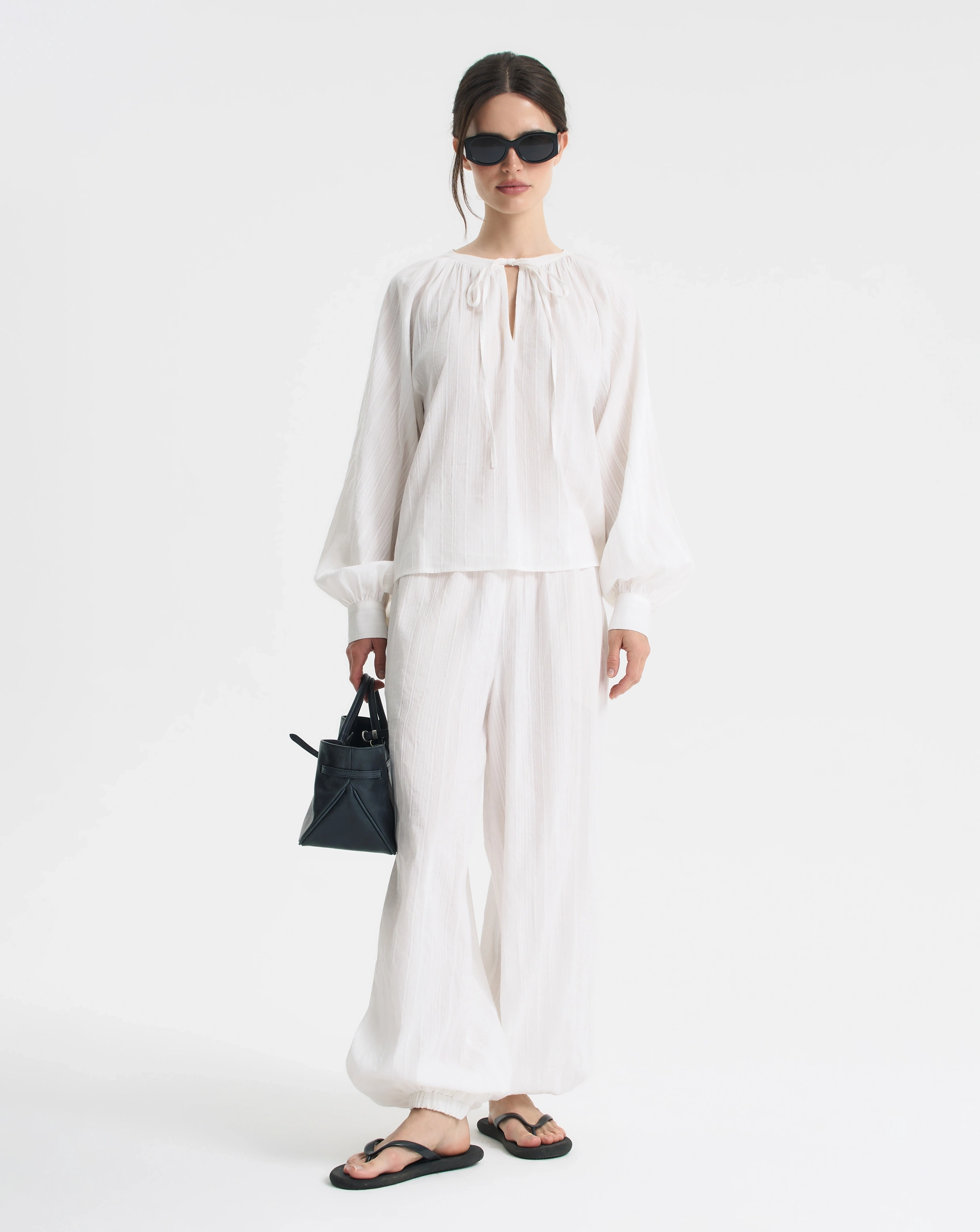 Блуза свободного кроя