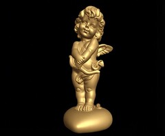 Силиконовый молд № 1095 Купидон Большой