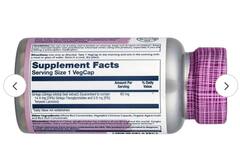 Solaray Vital Extracts, гинкго билоба, 60 мг, 60 растительных капсул