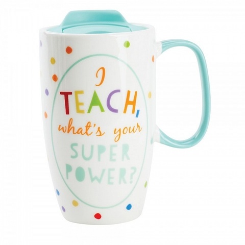 Кружка дорожная 530мл Boston Warehouse I Teach