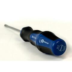 Отвертка Ultra Grip КОБАЛЬТ SL 3,0 х 75 мм CR-V, двухкомпонентная рукоятка (1 шт.) подвес (646-225)