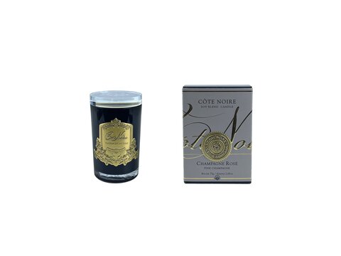 Свеча 75гр Cote Noire Champagne Rose черно-золотая