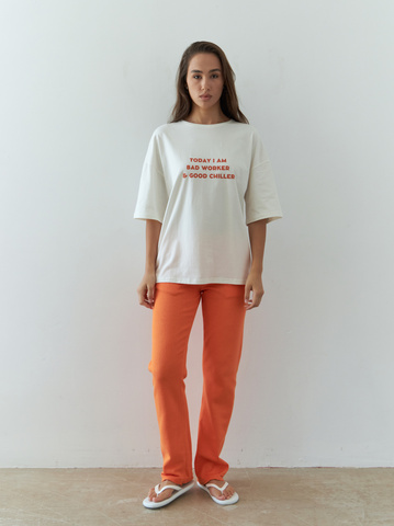 Футболка TODAY I AM orange